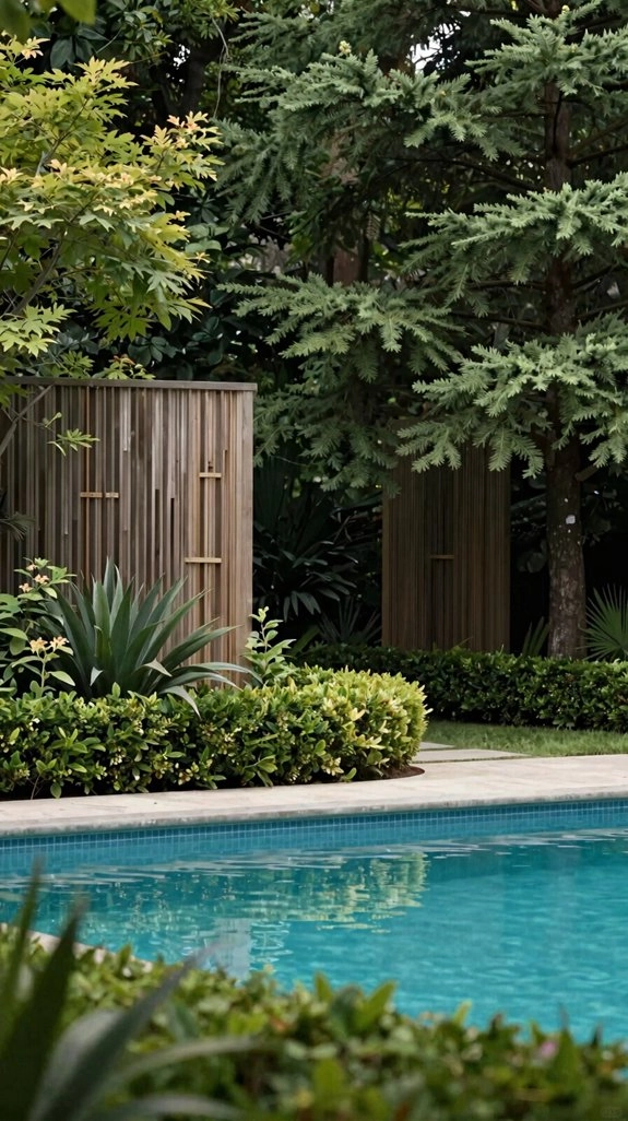 tucked in pool privacy planning