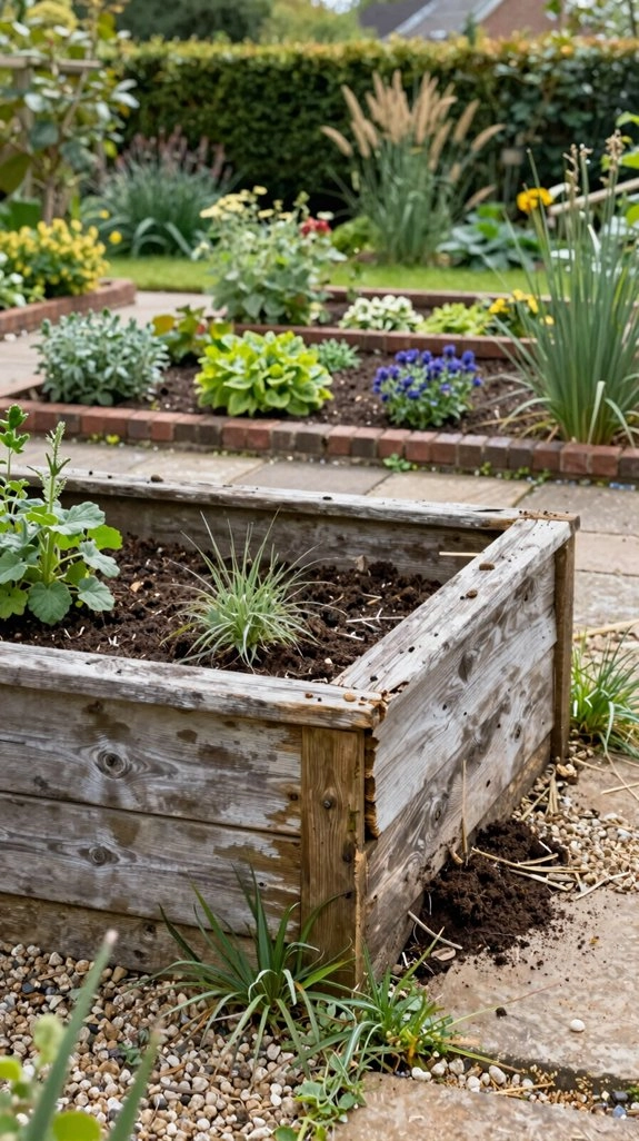avoid weedy wobbly garden beds