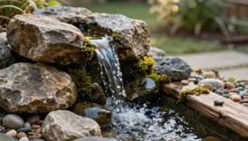 backyard water feature no pond