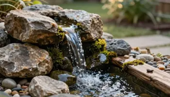 backyard water feature no pond