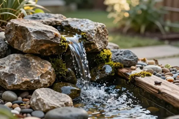 backyard water feature no pond