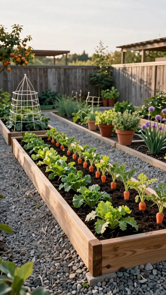 begin with raised vegetable beds