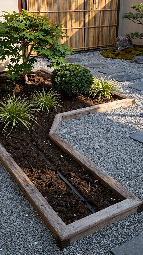 beginner l shaped trellis raised bed