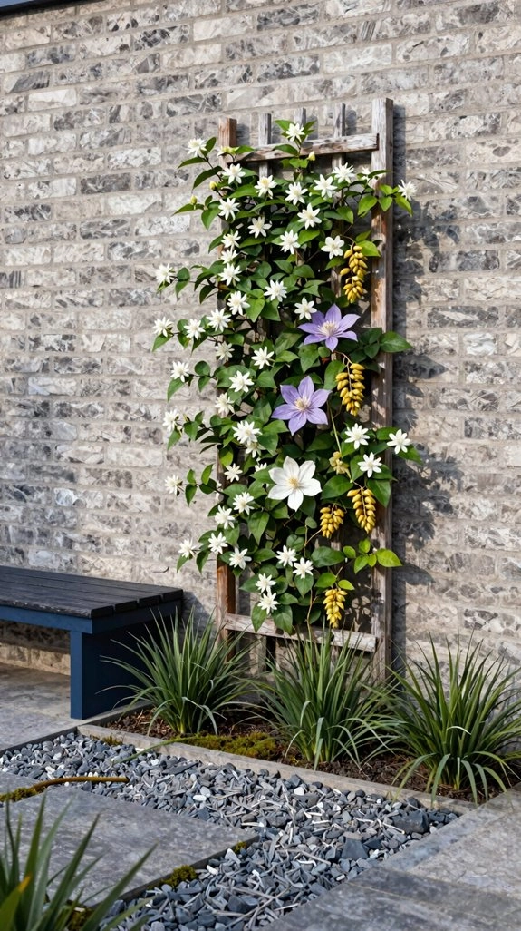climbing vines for corner privacy