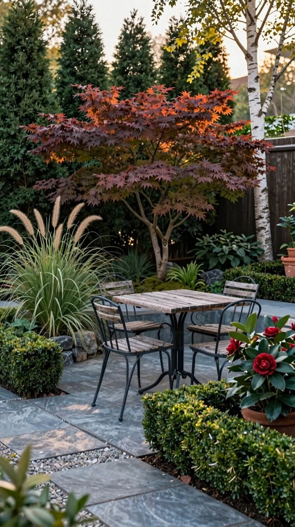 compact outdoor bistro retreat