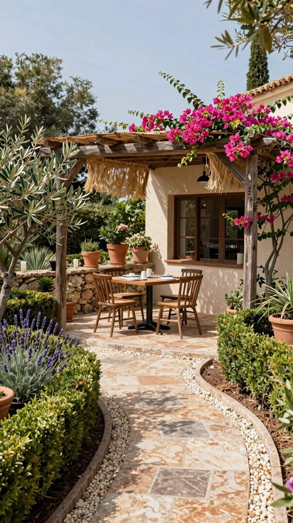compact patio dining nook