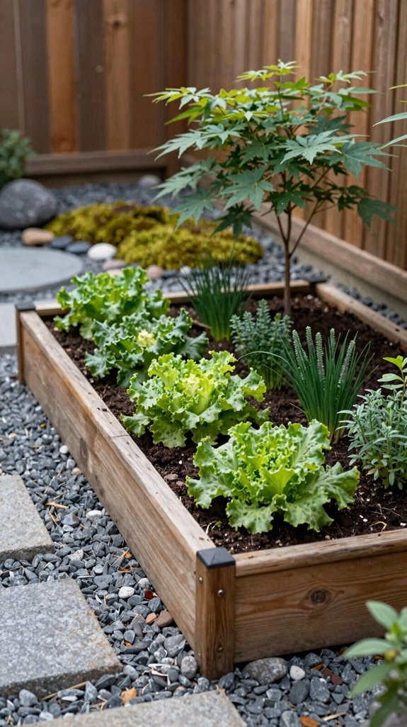 compact raised beds and spacing