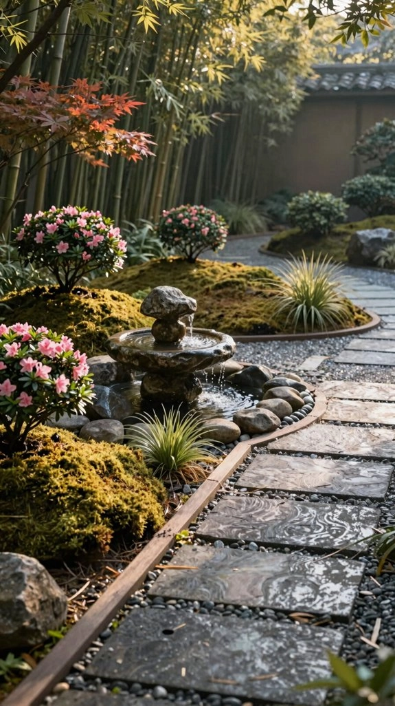 compact zen garden fountains
