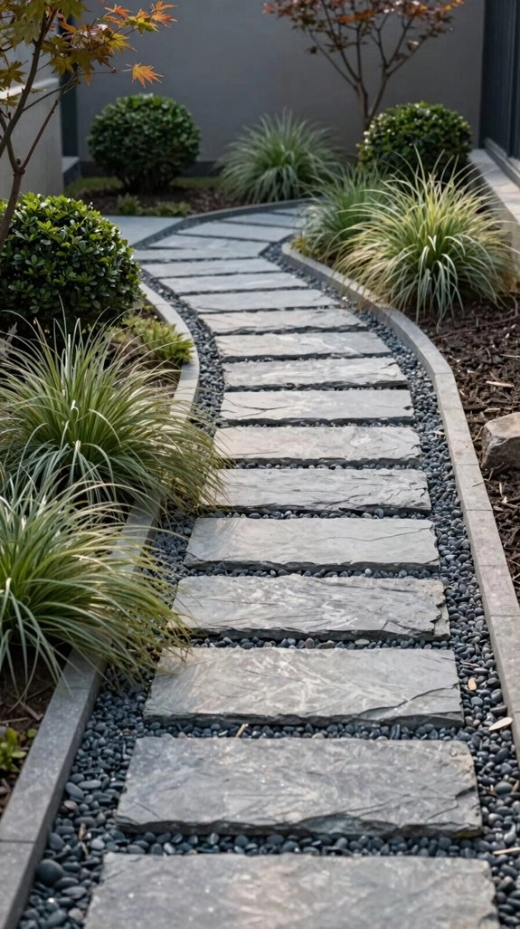cool slate stepping stones