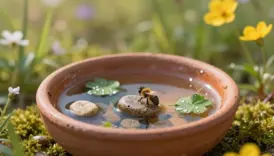 create safe pollinator water