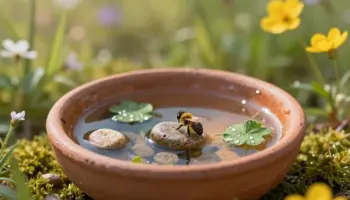 create safe pollinator water
