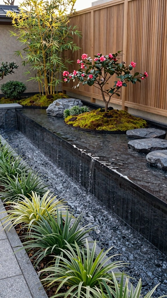 damp plants in gravel beds