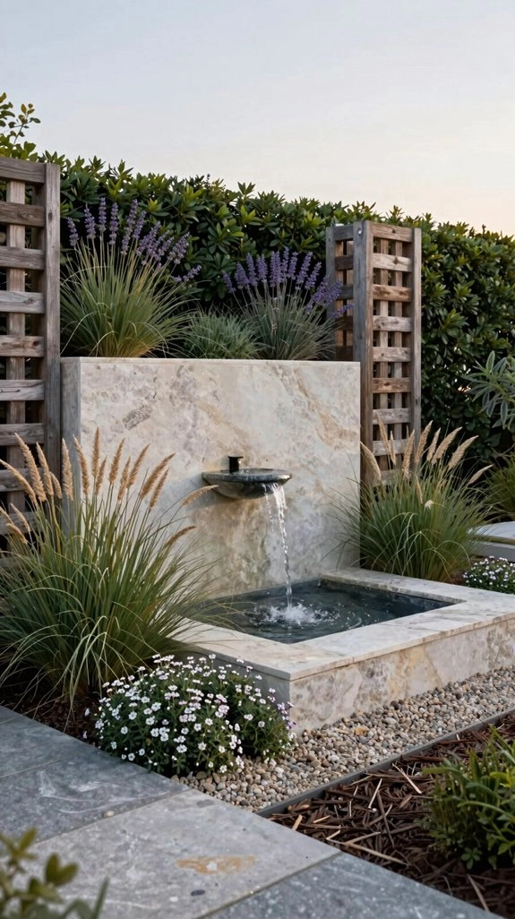 decorative wall fountain serenity