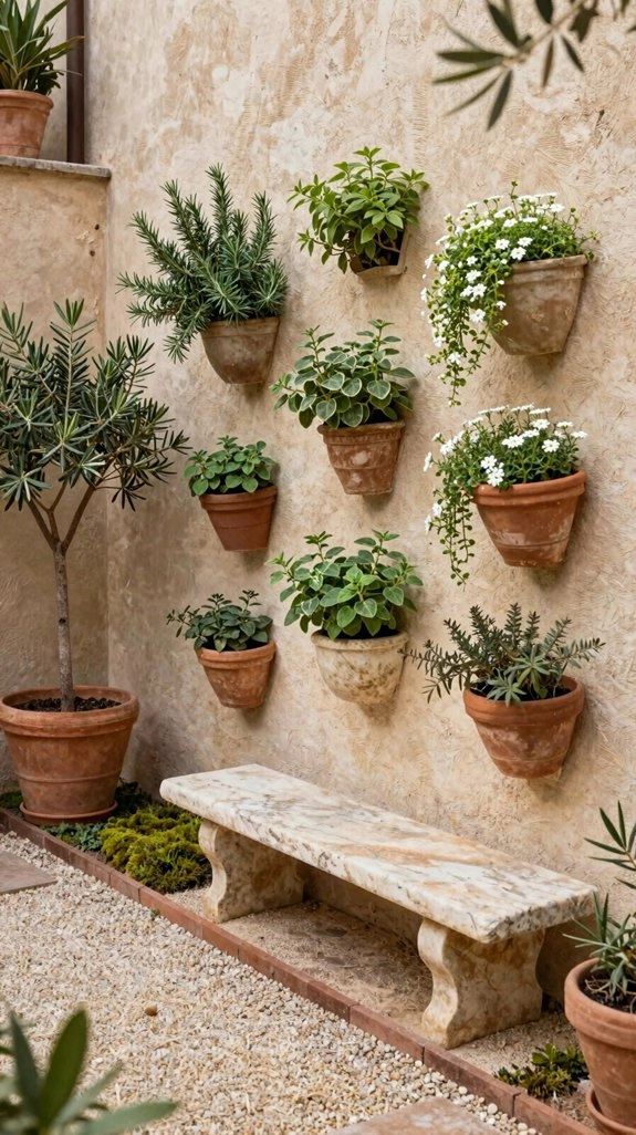 diy vertical herb wall trellis