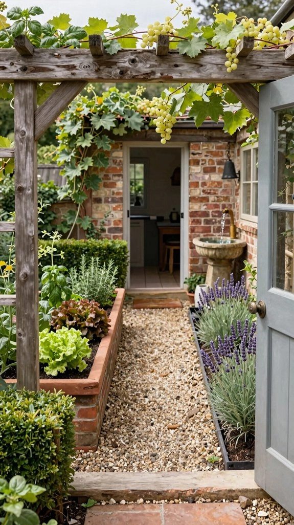 doorstep herb garden plan