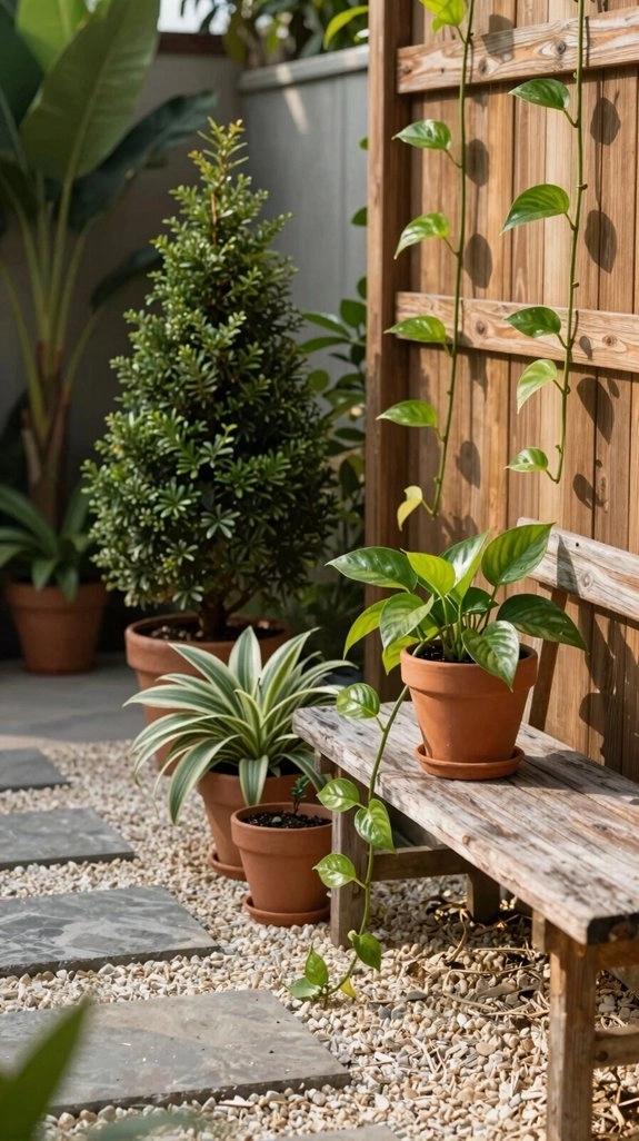 easy trailing pothos in shade