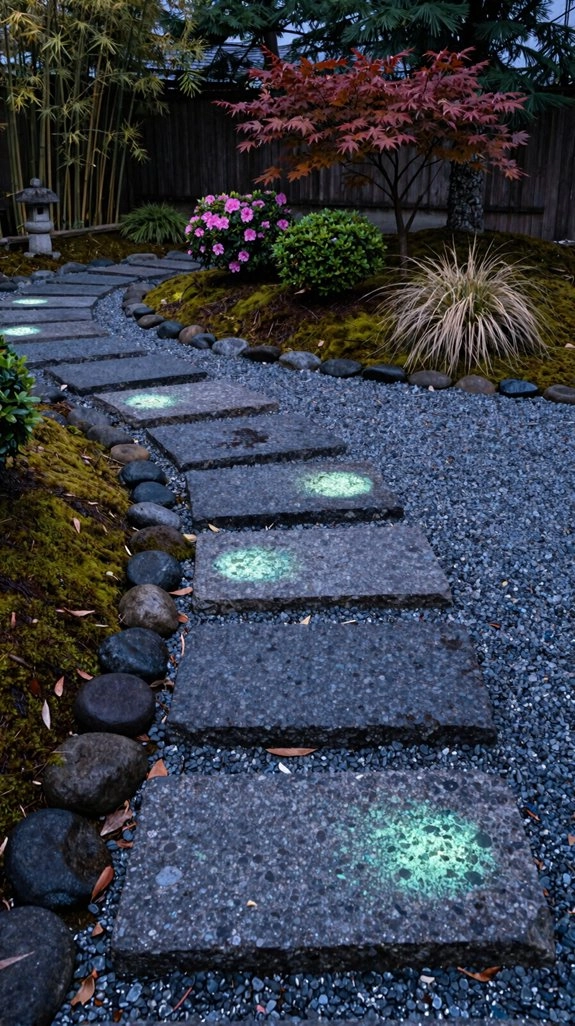glow in the dark slip resistant stones