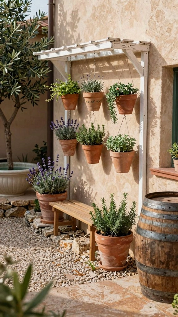 hanging planters for small gardens
