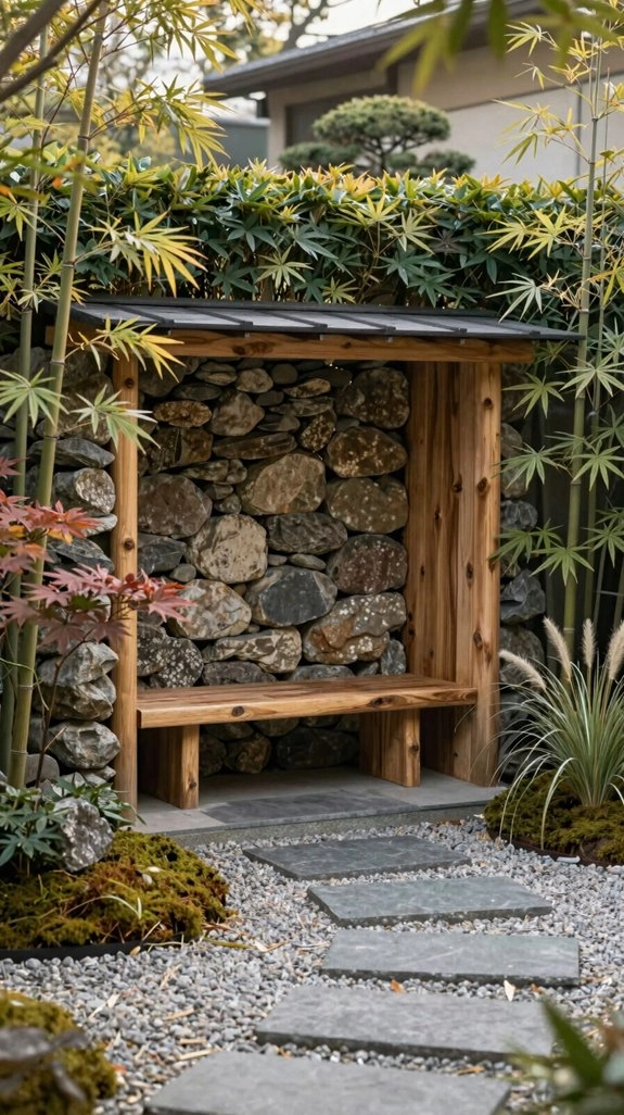 hidden garden reading nook