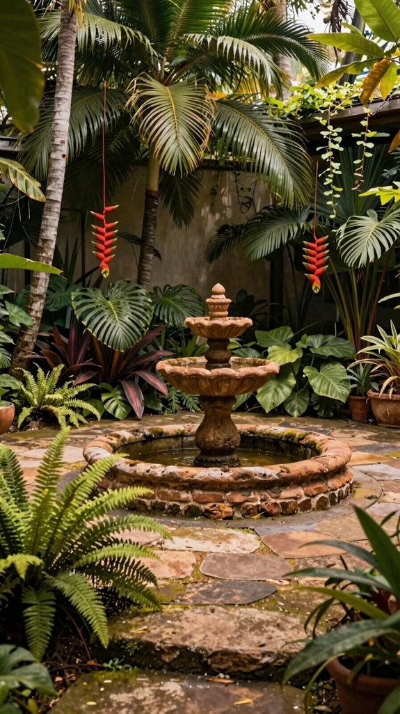island inspired decorative yard accents