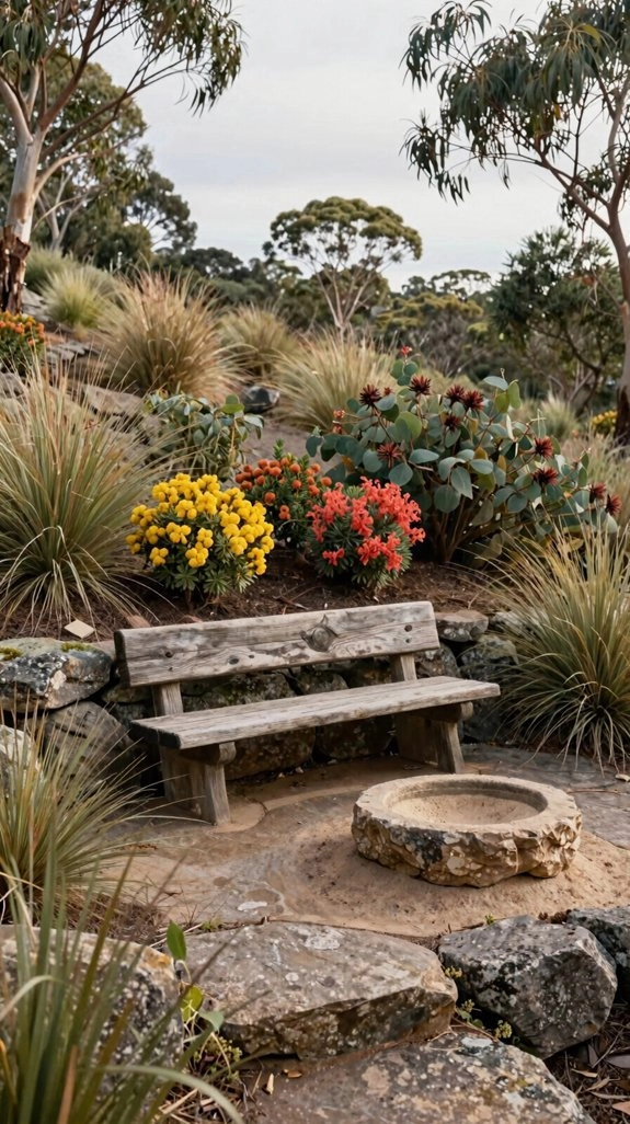 layer grasses for gentle contrast