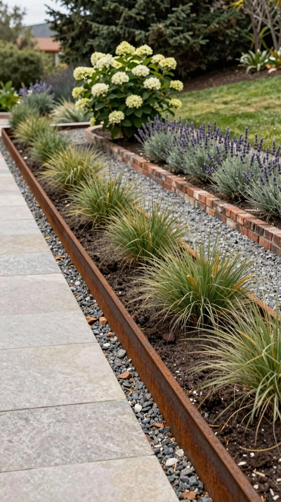 long lasting edging materials