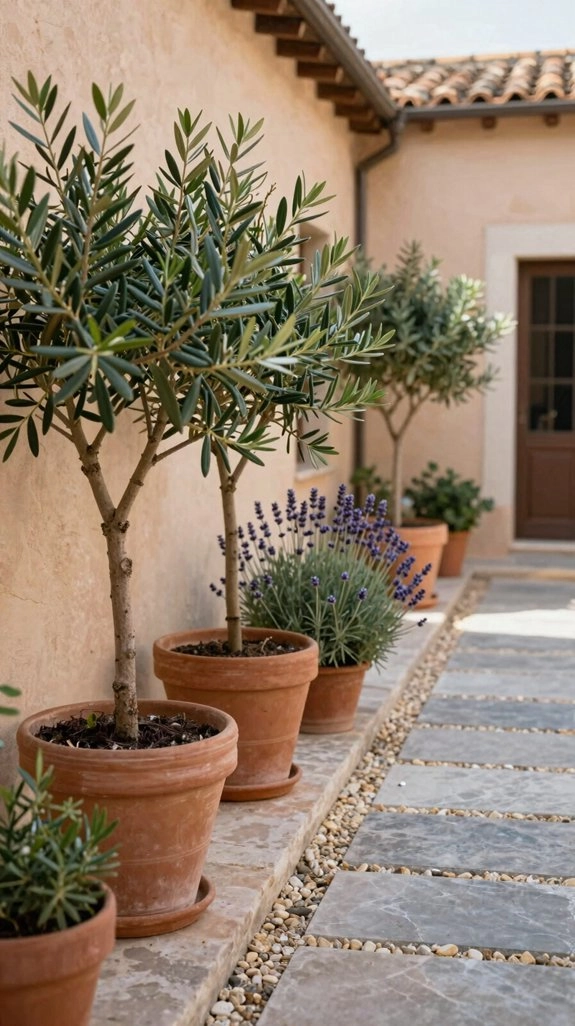 mediterranean patio olive glow