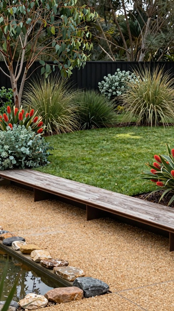 minimal lawn zoning with paths