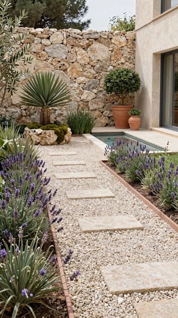 modern drought tolerant minimal gardens