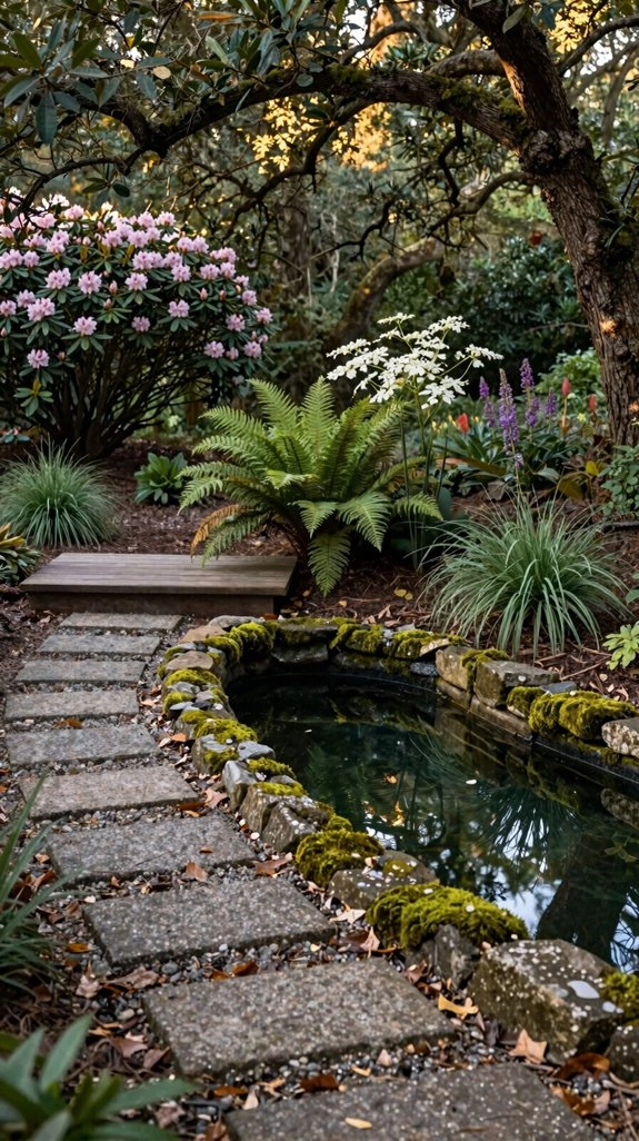 naturalistic woodland swim pond
