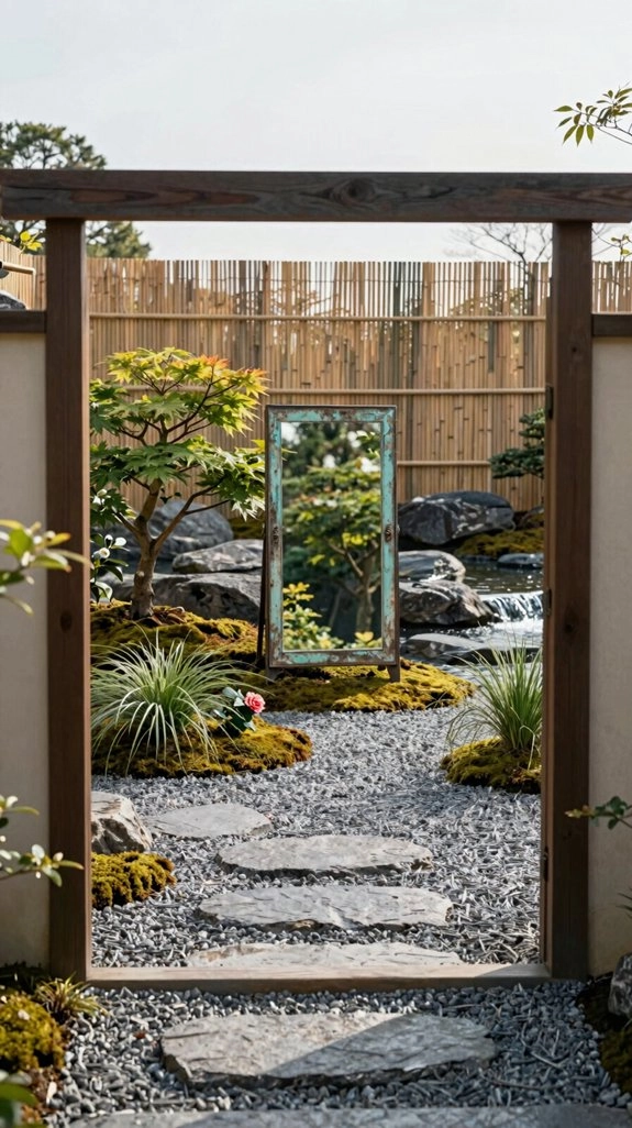 partial shade garden depth mirror