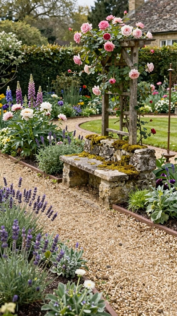 pollinator pathways with trellises