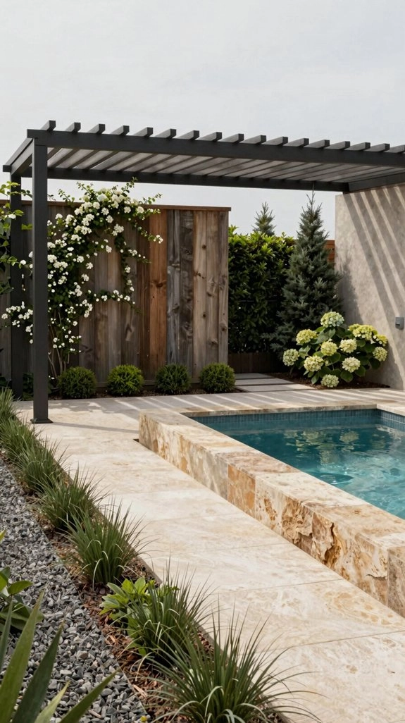 pool deck shade comfort