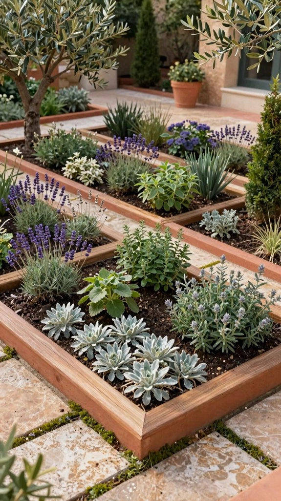 raised bed grid layout