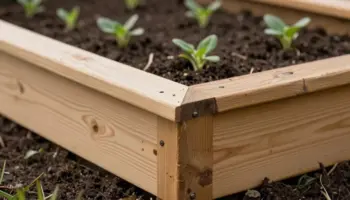 raised bed with durable materials