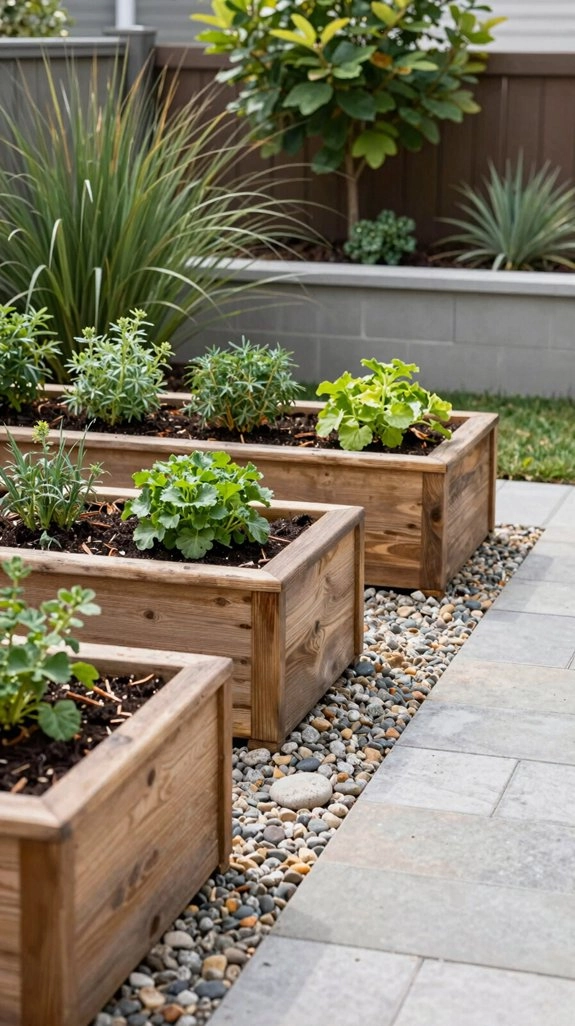 renter friendly raised planters