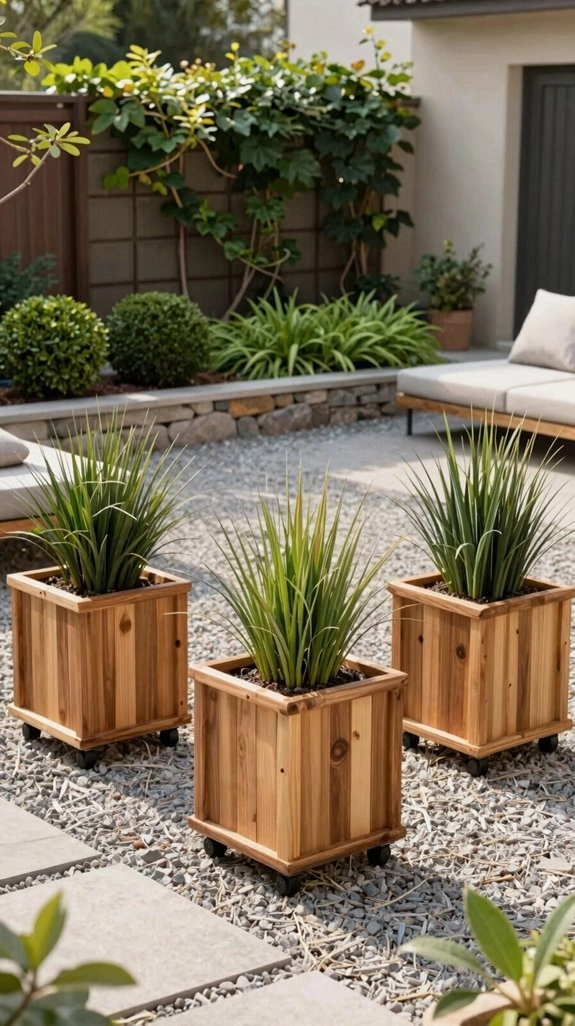renter friendly self watering planter boxes