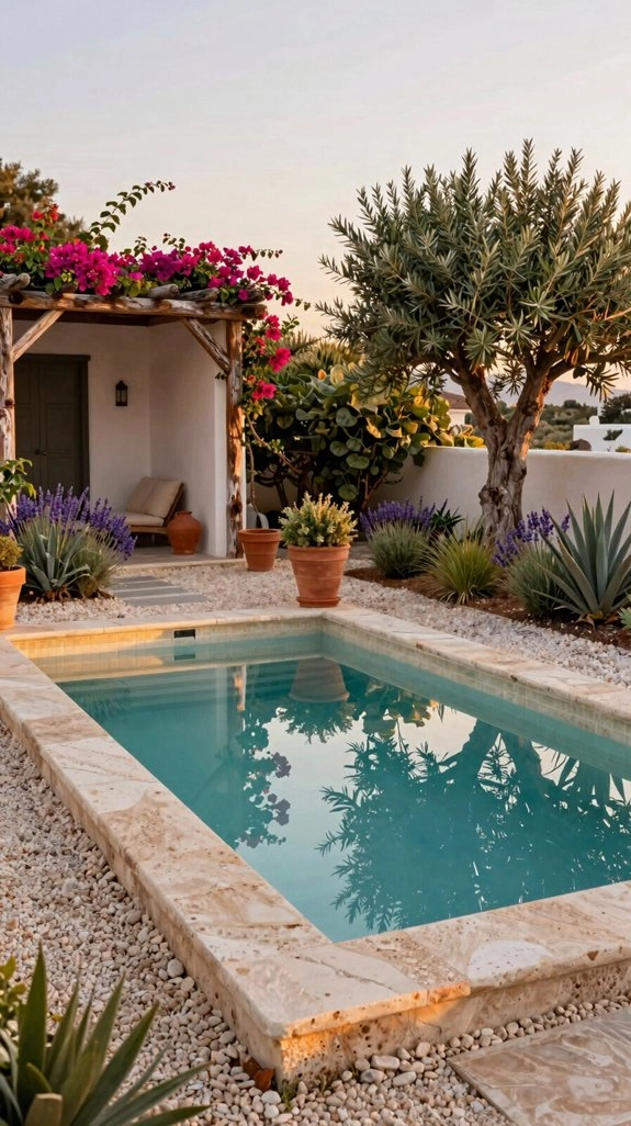 resort style backyard pool retreat