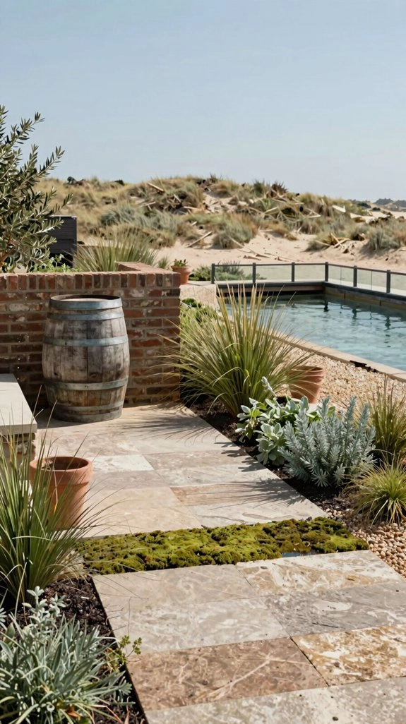 roof to rain barrels pipeline