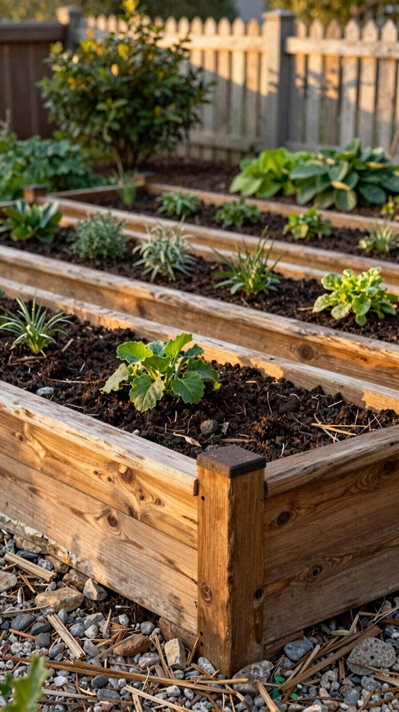 rot resistant redwood bed frame
