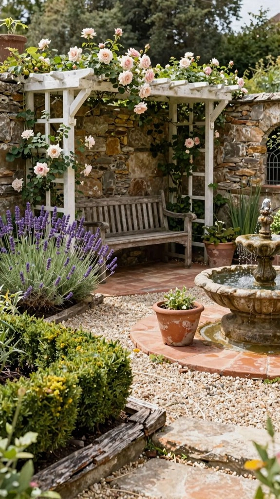 rustic trellis garden charm