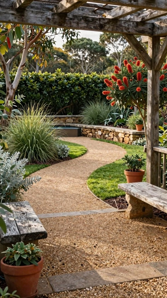 seasonal dappled pergola shade