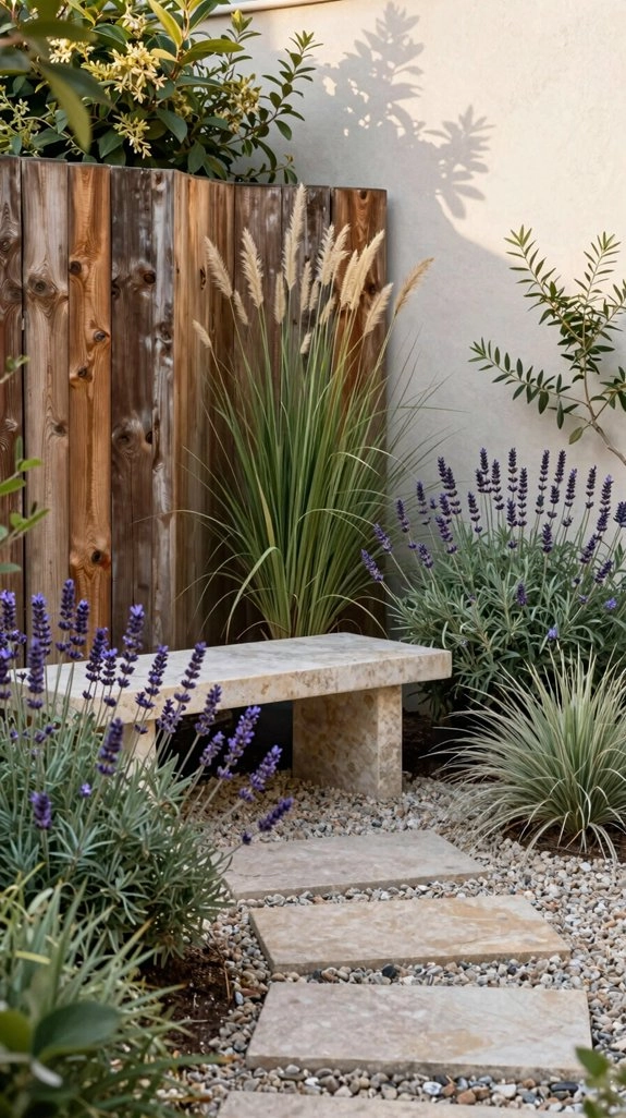 secret bench nook privacy