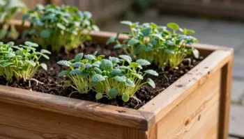 small backyard raised garden bed
