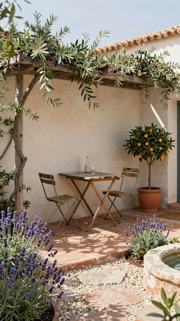 small yard foldable bistro set
