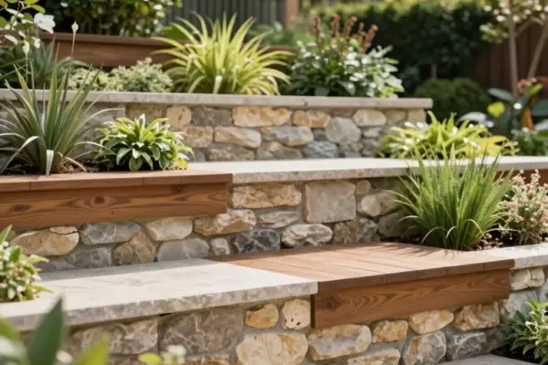 stylish retaining wall landscaping designs