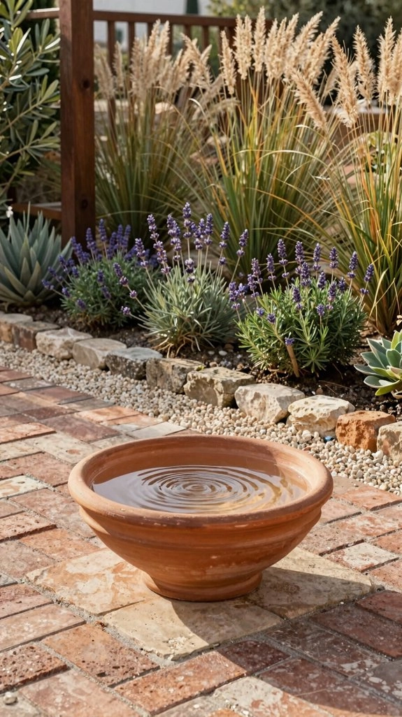 sunny patio mini water garden