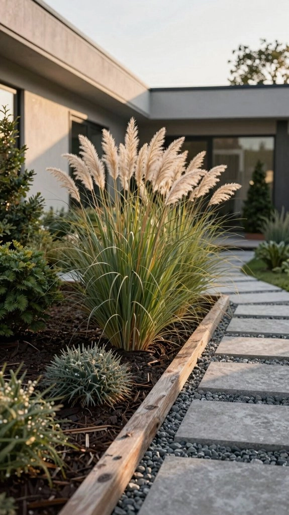 tall low maintenance reed grass