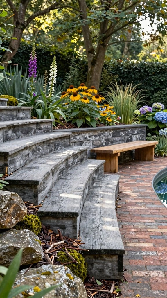timber wall drainage and backfill