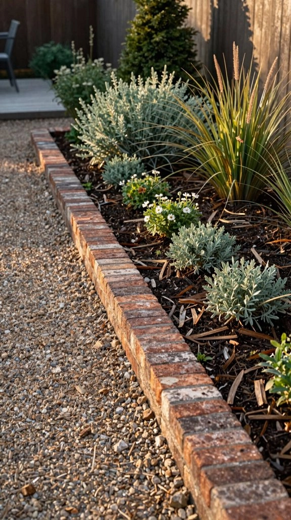 timeless brick border design